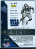 VICTOR CRUZ 2013 PANINI SPECTRA GOLD REFRACTOR SP/10