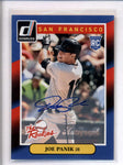 JOE PANIK 2014 DONRUSS THE ROOKIES AUTOGRAPH AUTO RC AC2161