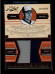 CARLTON FISK 2012 PANINI PLAYOFF PRIME CUTS COLOSSAL JUMBO PATCH #5/5 AB8036