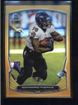 BERNARD PIERCE 2014 BOWMAN CHROME #48 GOLD REFRACTOR PARALLEL #18/50 AB9017