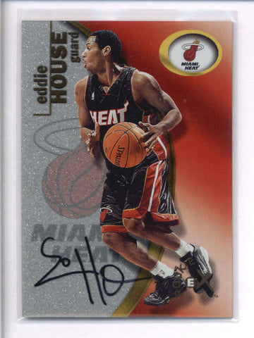 EDDIE HOUSE 2000/01 FLEER E-X EX ROOKIE AUTOGRAPH AUTO #0301/1500 AC1977