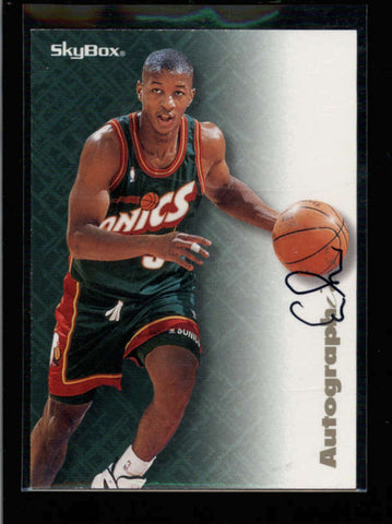 ERIC SNOW 1996/97 SKYBOX AUTOGRAPHICS ON CARD AUTOGRAPH AUTO AC1653