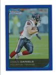 OWEN DANIELS 2006 BOWMAN CHROME #48 BLUE REFRACTOR ROOKIE RC #062/150 AB9269