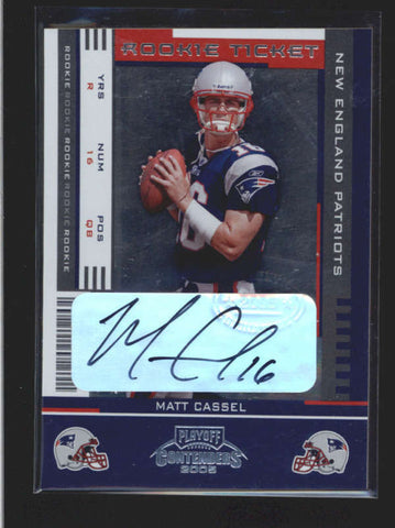 MATT CASSEL 2005 CONTENDERS ROOKIE TICKET #190 AUTOGRAPH AUTO RC AC287