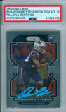 Rhamondre Stevenson 2021 Prizm #367 RC Rookie Autograph PSA DNA Gem Mint Auto 10