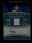 SCOTT KAZMIR 2007 UD ELEMENTS CLEAR-CUT GAME USED JERSEY AUTO #96/99 AB7005