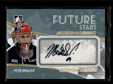 PETR MRAZEK 2010/11 10/11 ITG BTP FUTURE STARS GOALIE GRAPH AUTO AB7328