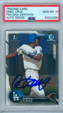 Oneil Cruz 2016 Bowman Chrome RC Blue Ink Autograph PSA DNA Gem Mint 10 Auto