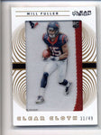 WILL FULLER 2016 PANINI CLEAR VISION CLEAR CLOTH ROOKIE JUMBO PATCH #/49 AB8656