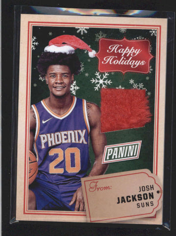 JOSH JACKSON 2017 PANINI BLACK FRIDAY HOLIDAY RELIC ROOKIE SANTA HAT AC397