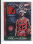 DENZEL VALENTINE 2017 PANINI BLACK FRIDAY GALACTIC WINDOW SANTA PATCH /10 AC390