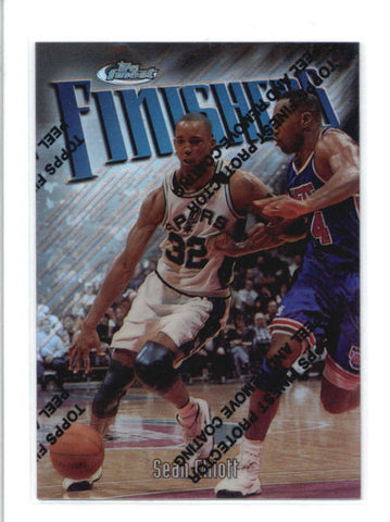 SEAN ELLIOTT1997/98 97/98 TOPPS FINEST #128 SILVER REFRACTOR #1000/1090 AB9361