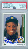 Ken Griffey Jr 1989 Upper Deck Inscribed "87 #1 Pick" RC PSA DNA Authentic Auto