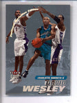 DAVID WESLEY 2000/01 FLEER ULTRA #16P PLATINUM MEDALLION #15/50 AC1557