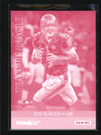 JOE FLACCO PINNACLE TEAM PINNACLE MAGENTA PROOF BLANK BACK SP AB5649