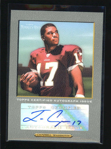 JASON CAMPBELL 2006 TOPPS TURKEY RED AUTOGRAPH AUTO AB6102