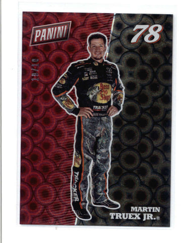 MARTIN TRUEX JR. 2017 PANINI THE NATIONAL #R9 PYRAMIDS PARALLEL #10/10 AC772