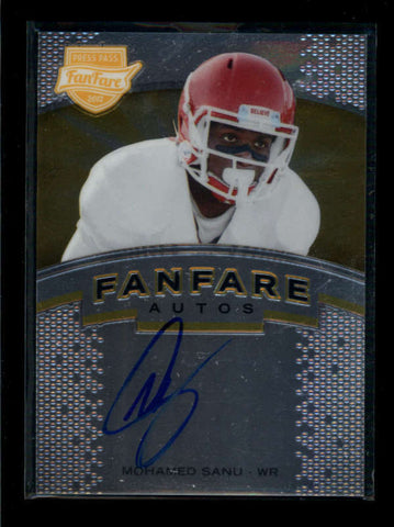 MOHAMED SANU 2012 PRESS PASS FANFARE AUTOGRAPH AUTO ROOKIE RC AB7144