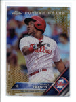 MIAIKEL FRANCO 2016 TOPPS CHROME #64 RARE GOLD REFRACTOR PARALLEL #49/50 AC548