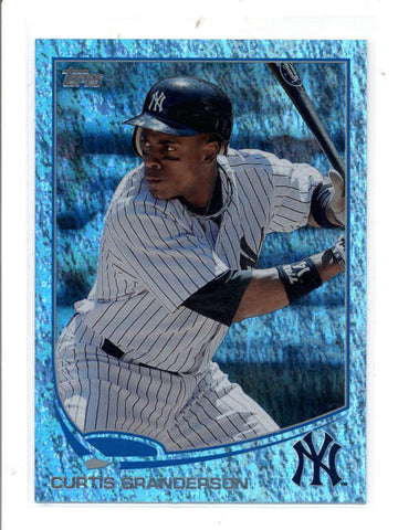 CURTIS GRANDERSON 2013 TOPPS #214 RARE SAPPHIRE PARALLEL #16/25 AC852