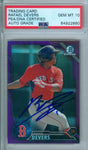 Rafael Devers 2016 Bowman Chrome Purple Refractor RC PSA DNA Gem Mint 10 Auto