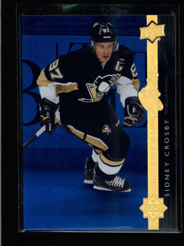 SIDNEY CROSBY 2014/15 14/15 UPPER DECK SHINING STARS BLUE #28 AB8783