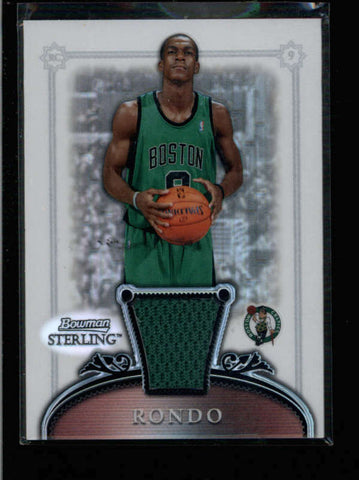 RAJON RONDO 2007/08 BOWMAN STERLING REFRACTOR GAME USED WORN JERSEY #/199 AC1894