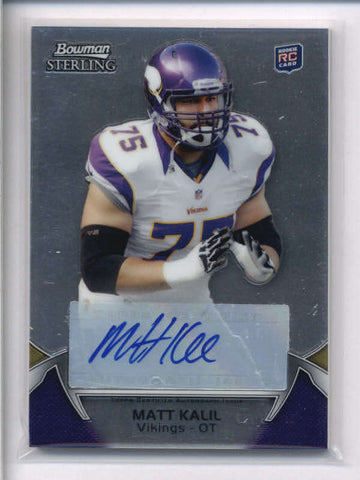 MATT KALIL 2012 BOWMAN STERLING ROOKIE AUTOGRAPH AUTO AC2143