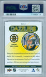 Jeremy Swayman 2021 Upper Deck Purple Dazzlers Rc Rookie #DZ4 PSA MINT 9