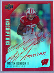 MELVIN GORDON III 2015 UPPER DECK INSCRIPTIONS RED ROOKIE AUTO AUTOGRAPH SP/49