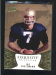 JOE THEISMANN 2014 UD EXQUISITE COLLECTION #42 RARE BASE CARD SP #34/75 AC363