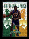 METTA WORLD PEACE 2012/13 12/13 PANINI CRUSADE #243 GREEN PARALLEL #93/25 AB7760