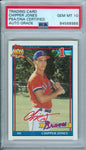 Chipper Jones 1991 Topps RED INK #333 Autograph RC Rookie PSA DNA GEM MT 10 AUTO