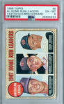 CARL YASTRZEMSKI / KILLEBREW / HOWARD 1968 TOPPS AL HOME RUN LEADERS #6 PSA 6