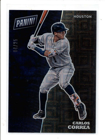 CARLOS CORREA 2017 PANINI THE NATIONAL ESCHER SQUARES PARALLEL #04/25 AC875