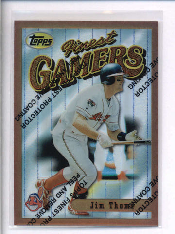 JIM THOME 1996 TOPPS FINEST GAMERS REFRACTOR #47 AC1366