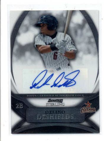 DELINO DeSHIELDS 2010 BOWMAN STERLING ROOKIE AUTOGRAPH AUTO RC AC1077