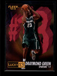 DRAYMOND GREEN 2012/13 12/13 FLEER RETRO #8 LUCKY 13 AB7309