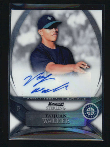 TIAJUAN WALKER 2010 BOWMAN STERLING PROSPECTS AUTOGRAPH AUTO ROOKIE RC AB6745