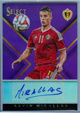 KEVIN MIRALLAS 2015 PANINI SELECT PURPLE AUTO AUTOGRAPH SP/25