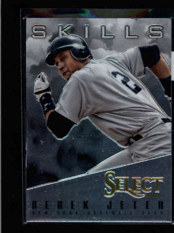 DEREK JETER 2013 PANINI SELECT SKILLS #SK3 (YANKEES INSERT CARD) AB8574