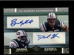 BRAD KASSELL/ DAVID HARRIS 2007 TOPPS CO-SIGNERS DUAL GOLD AUTO #25/25 AB8204