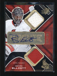 BRIAN ELLIOTT 2007/08 SPX #226 ROOKIE AUTO DUAL USED JERSEY #687/999 AB5998