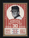 NOLAN RYAN 2013 PANINI HOMETOWN HEROES CITY HALL GOLD PARALLEL AB6389