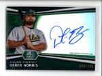 DEREK NORRIS 2012 BOWMAN PLATINUM GREEN REFRACTOR AUTOGRAPH AUTO /399 AB7087