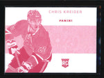 CHRIS KREIDER 2013 PANINI ROOKIE MAGENTA PROOF BLANK BACK SP AB5756