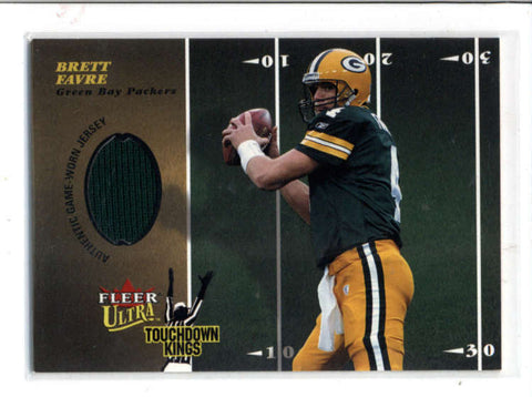 BRETT FAVRE 2003 ULTRA TOUCHDOWN KINGS GAME USED FOOTBALL BALL AC1236