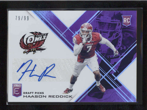 HASSON REDDICK 2017 ELITE #137 PURPLE ASPIRATIONS ROOKIE AUTO RC #79/99 AB9948