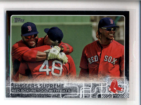 DAVID ORTIZ SLUGGERS SUPREME 2015 TOPPS UPDATE #US241 BLACK #13/64 AB7554