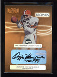 OZZIE NEWSOME 2001 PLAYOFF PREFERRED SIGNATURES AUTOGRAPH AUTO AB9309